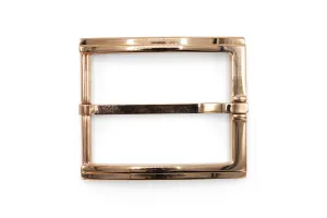 Elegant Ridged Prong Style Buckle 40mm