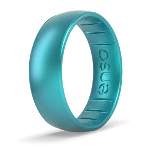 Elements Classic Silicone Ring - Peacock Quartz