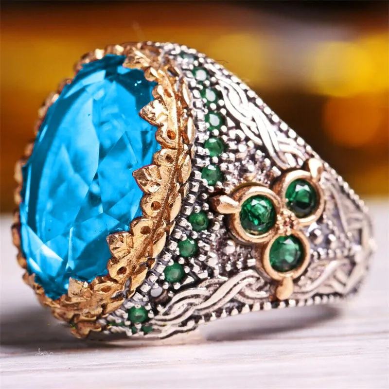 Emerald Men's Luxury Ring