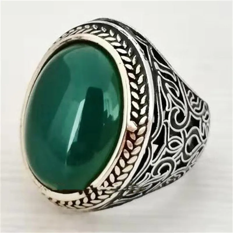 Emerald Men's Luxury Ring