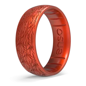 Etched Classic Silicone Ring - Phoenix Flame