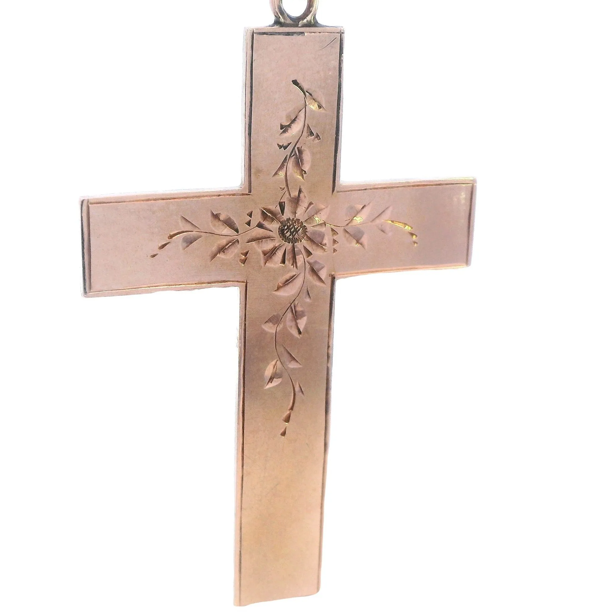 Exquisite 9ct Yellow Gold Cross Pendant - Timeless Elegance & Craftsmanship