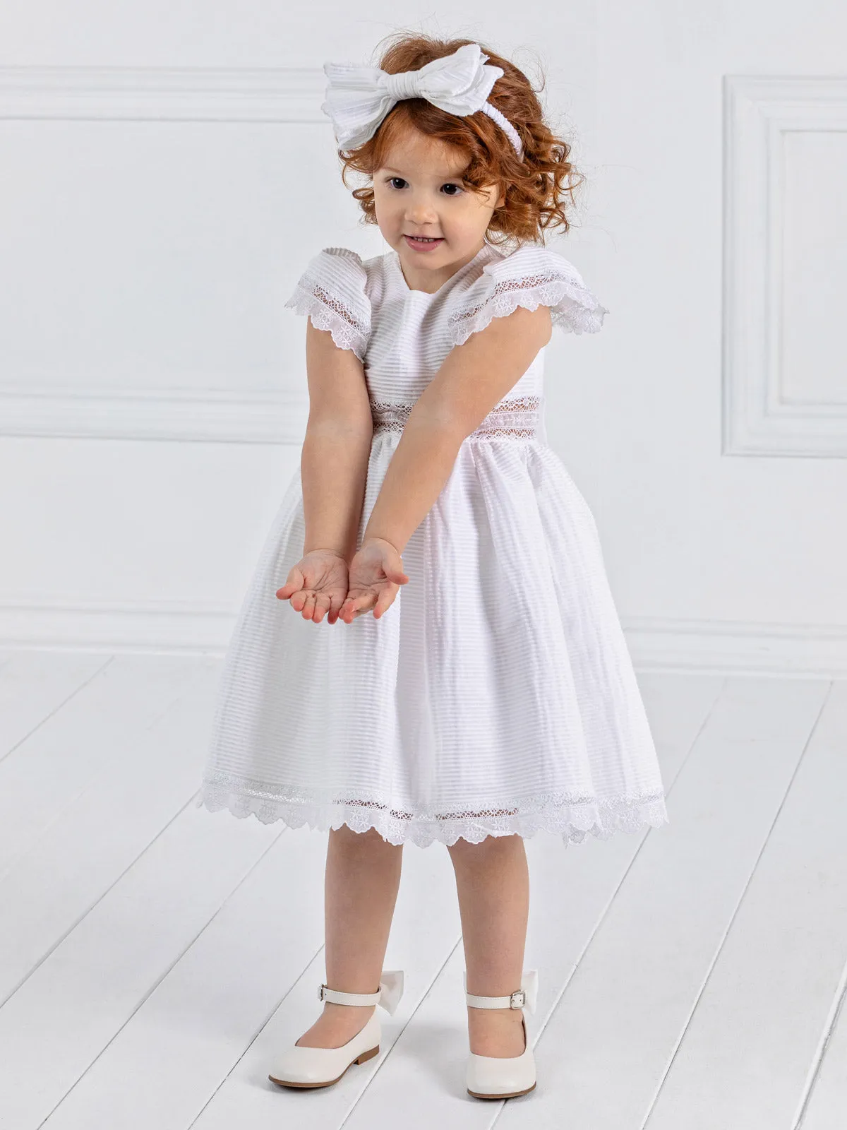 Girl's baptism Cotton dress - KIDNESS