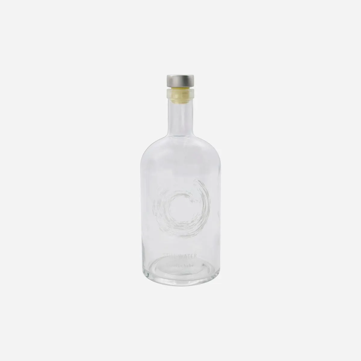 Glass Water Bottle with Lid - Still