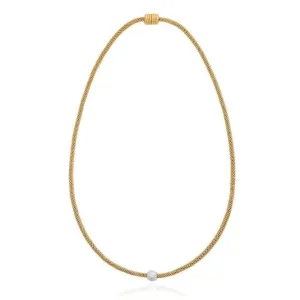 Halo Gold Silver Venetian Chain Bobble Necklace 4051