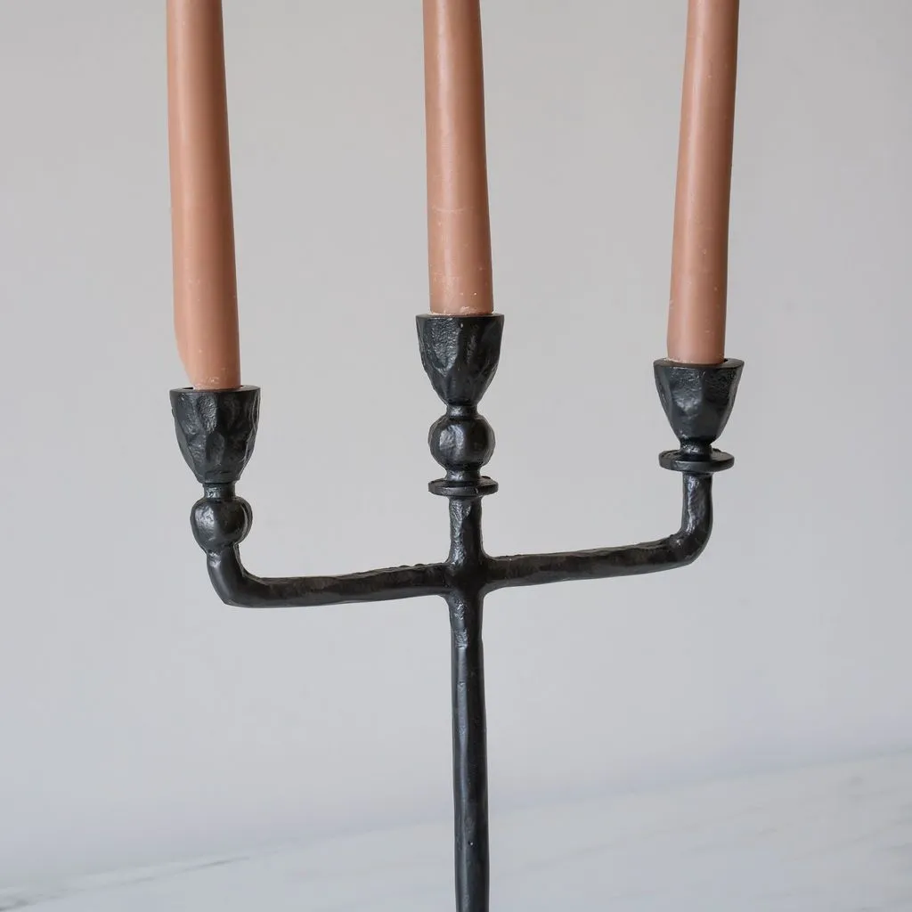 Hand Forged Candelabra Style Taper Holder