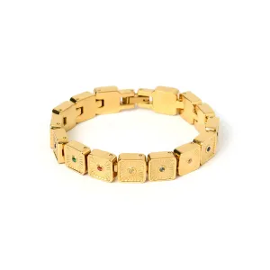 Jasper Gold Bracelet