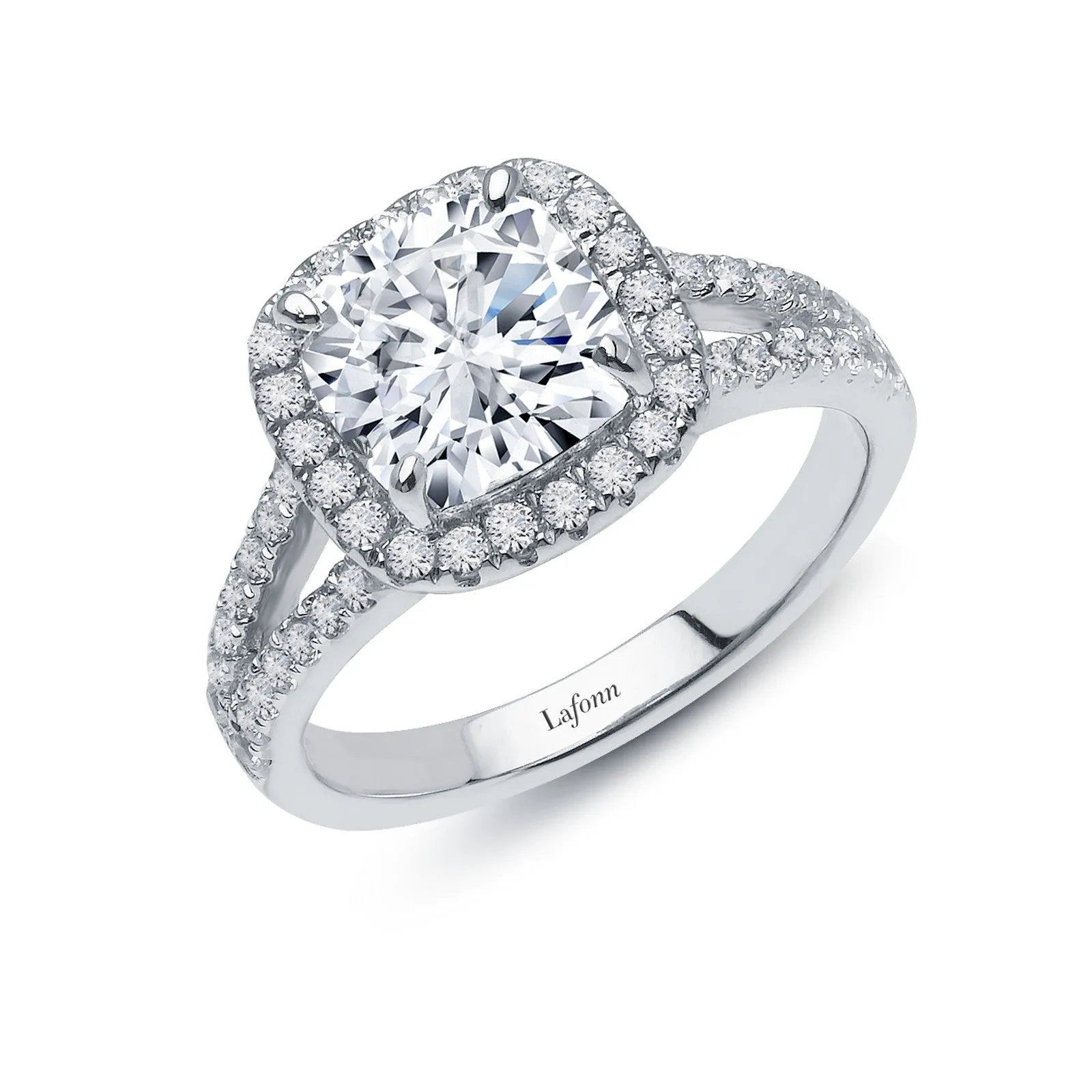 Lafonn Classic Cushion Diamond Ring R2021CLP