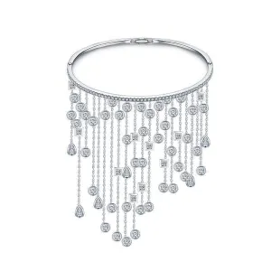 Luxury Tassel bangle silver bracelet bangle