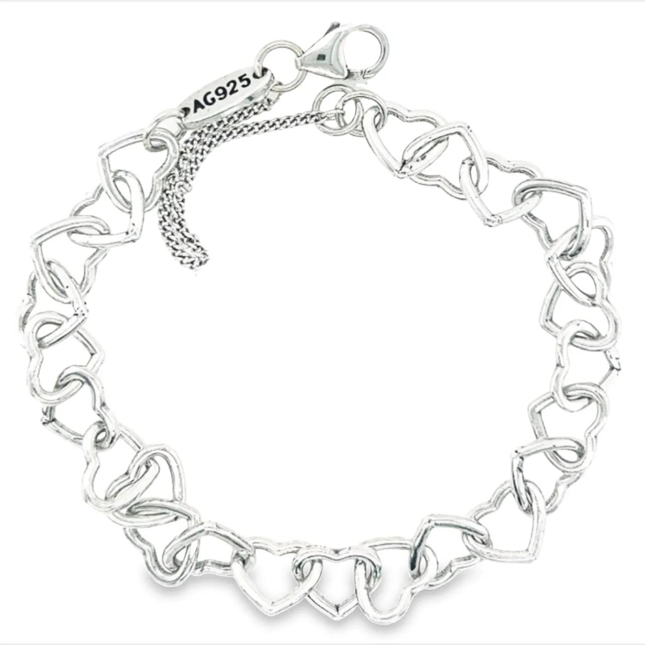 M112 Link Heart Bracelet