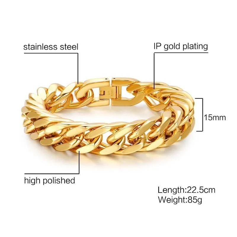 Men's Escobar Gold Chain Bracelet