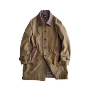 Men's Wax Balmacaan Coat