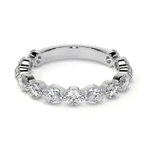 Mixed Shape Stackable 3/4 Ring, 1.25 CT