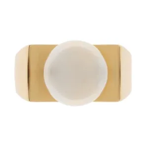 Modern Majorca Pearl Ring