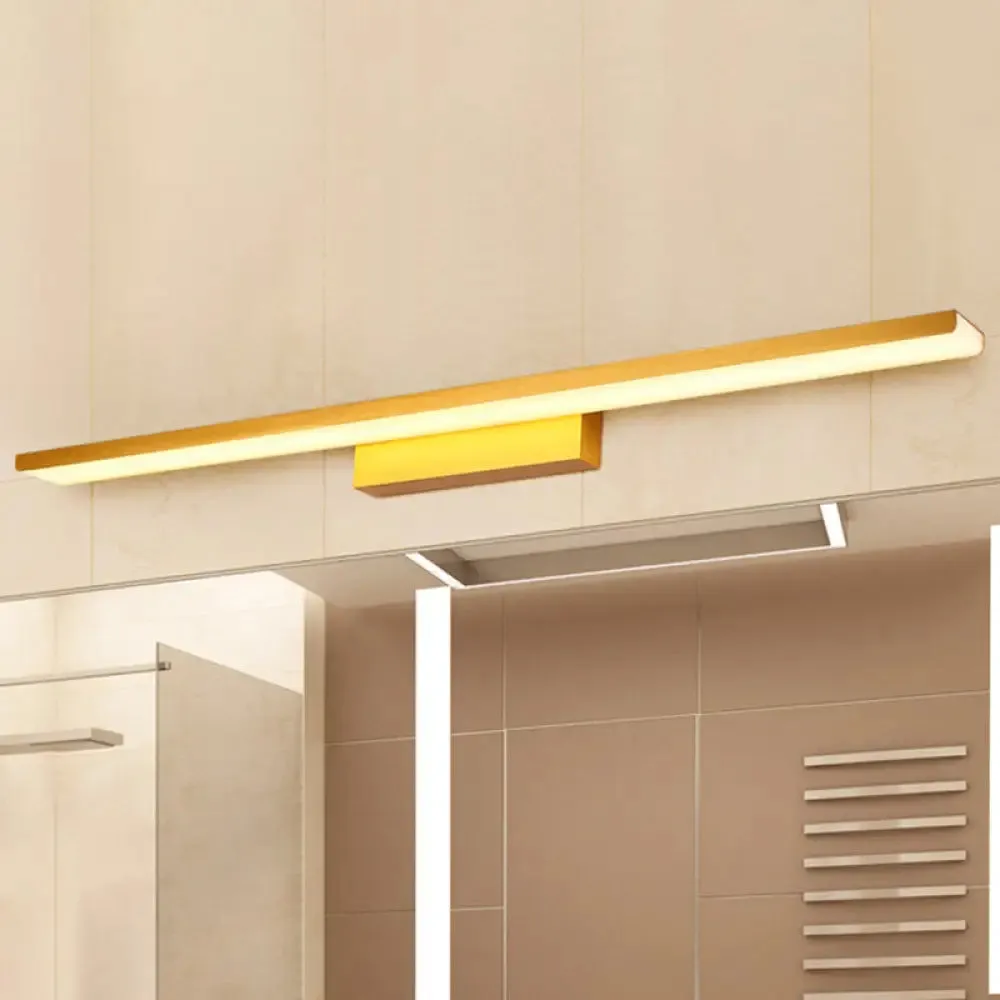 Nordic LED Vanity Light in Sleek Bar Design for Modern Bathroom Decor