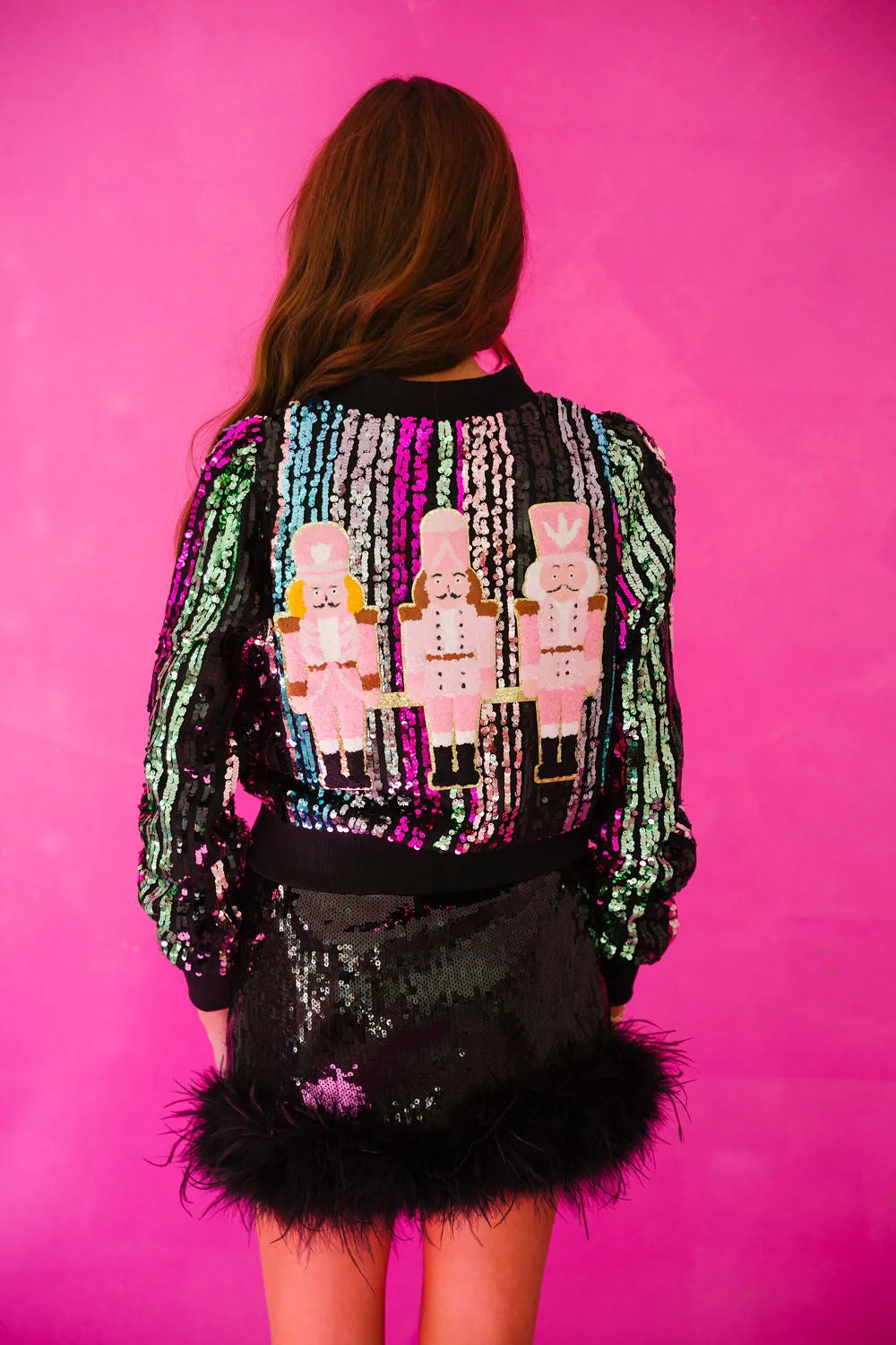 NUTCRACKER RAINBOW SEQUIN JACKET