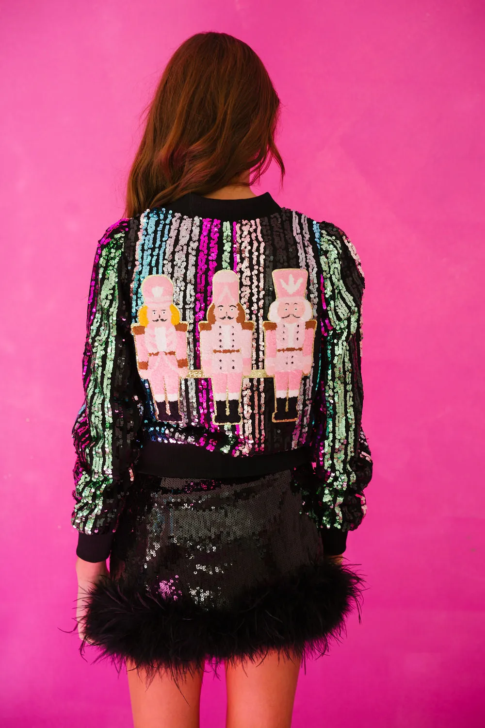 NUTCRACKER RAINBOW SEQUIN JACKET