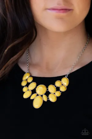 Paparazzi Demi-Diva Necklace Yellow