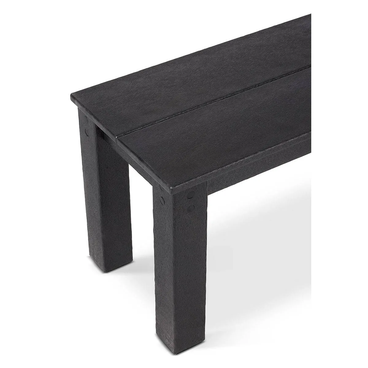 Parson Black Modern Bench