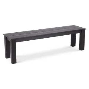 Parson Black Modern Bench