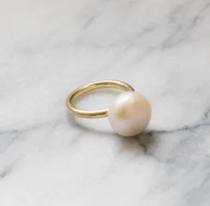 Pearl Lollipop Ring