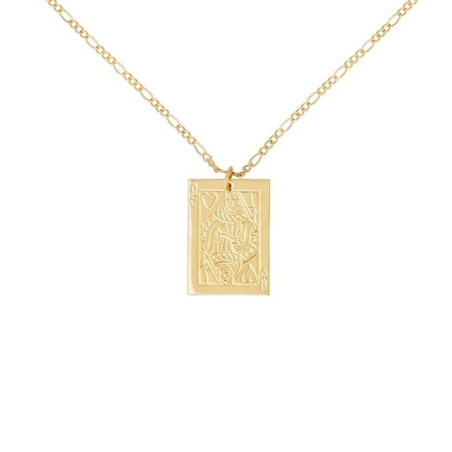 Queen of Hearts Gold Necklace