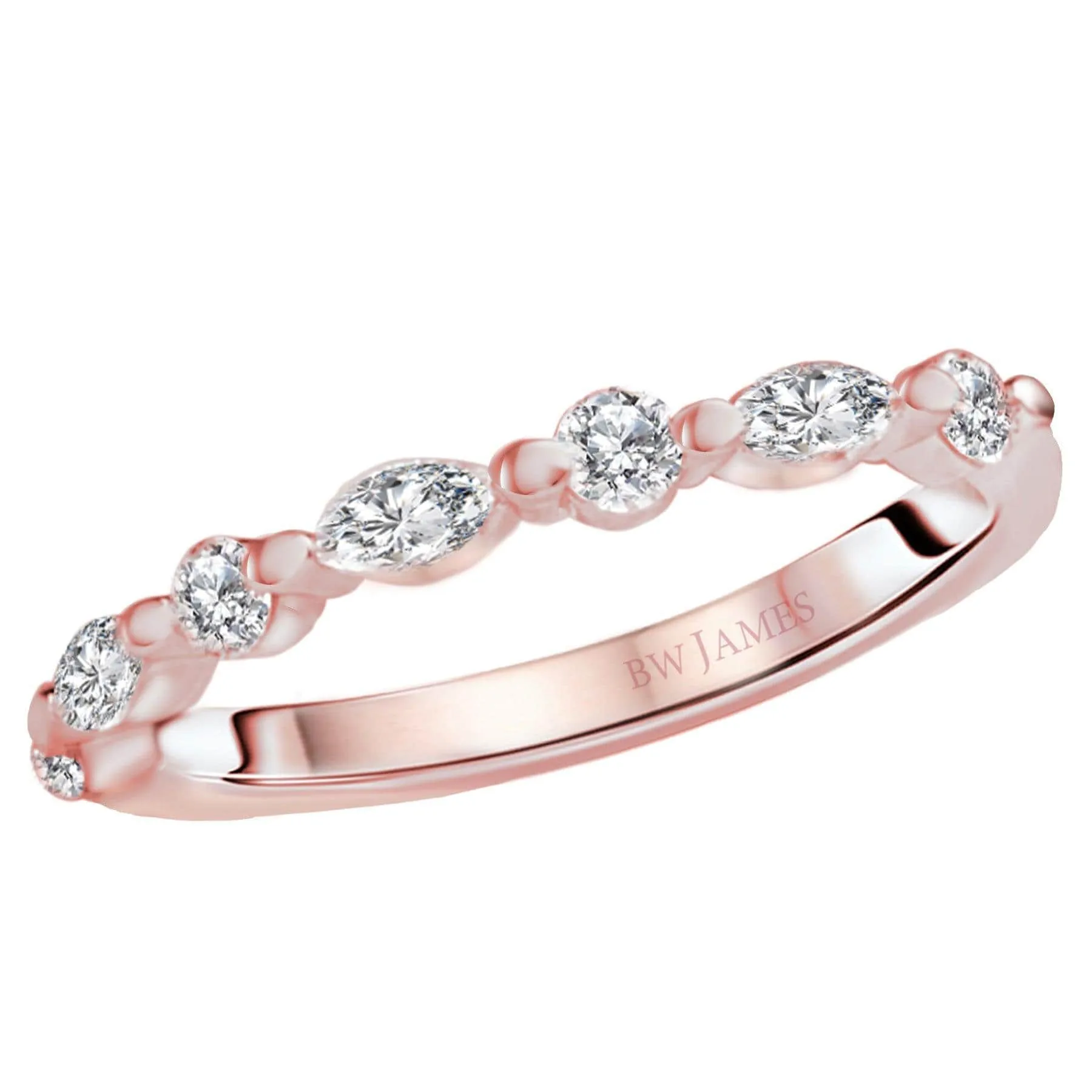 "The Zena" Classic Oval Shape Semi-Mount Diamond Ring