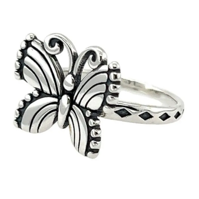 R330 Vintage Butterfly Ring