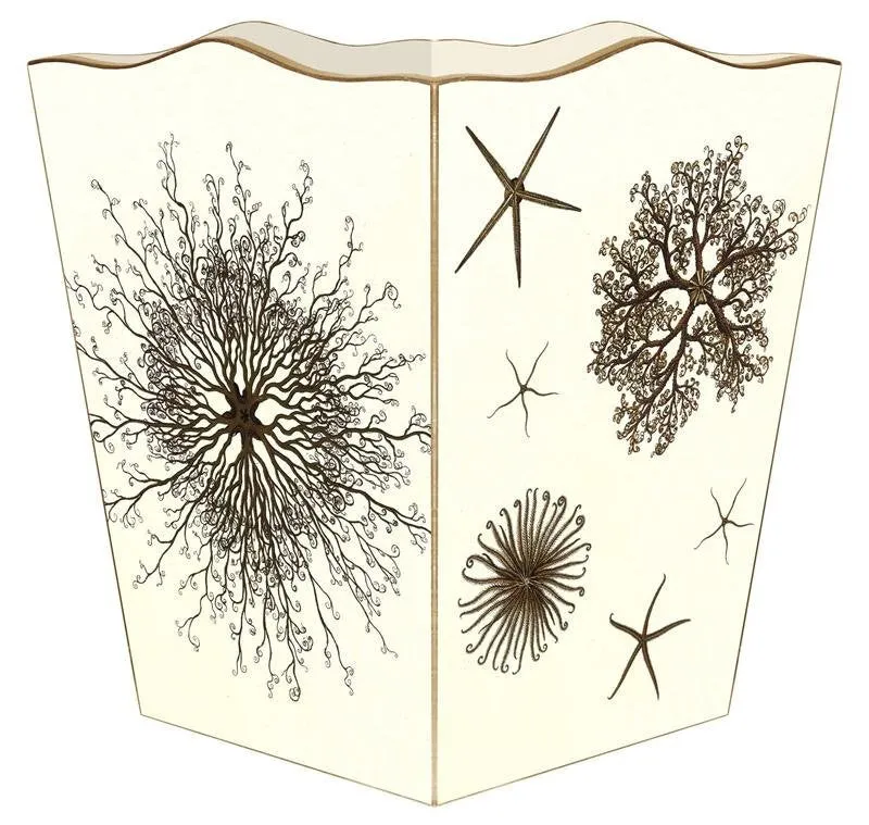 Sea Urchin & Starfish Decoupage 2-Pc. Bath Set