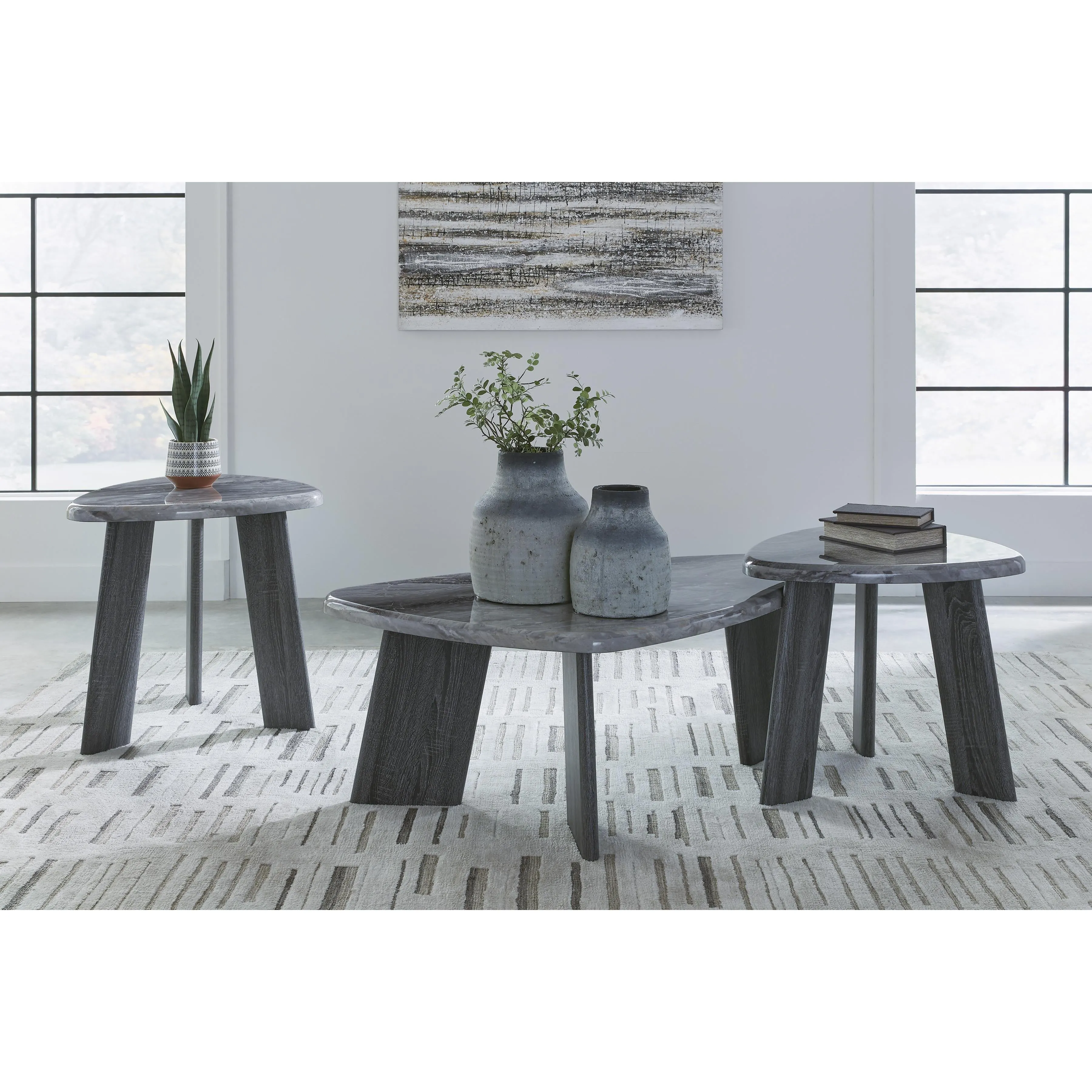 Signature Design by Ashley Bluebond Occasional Table Set T390-13