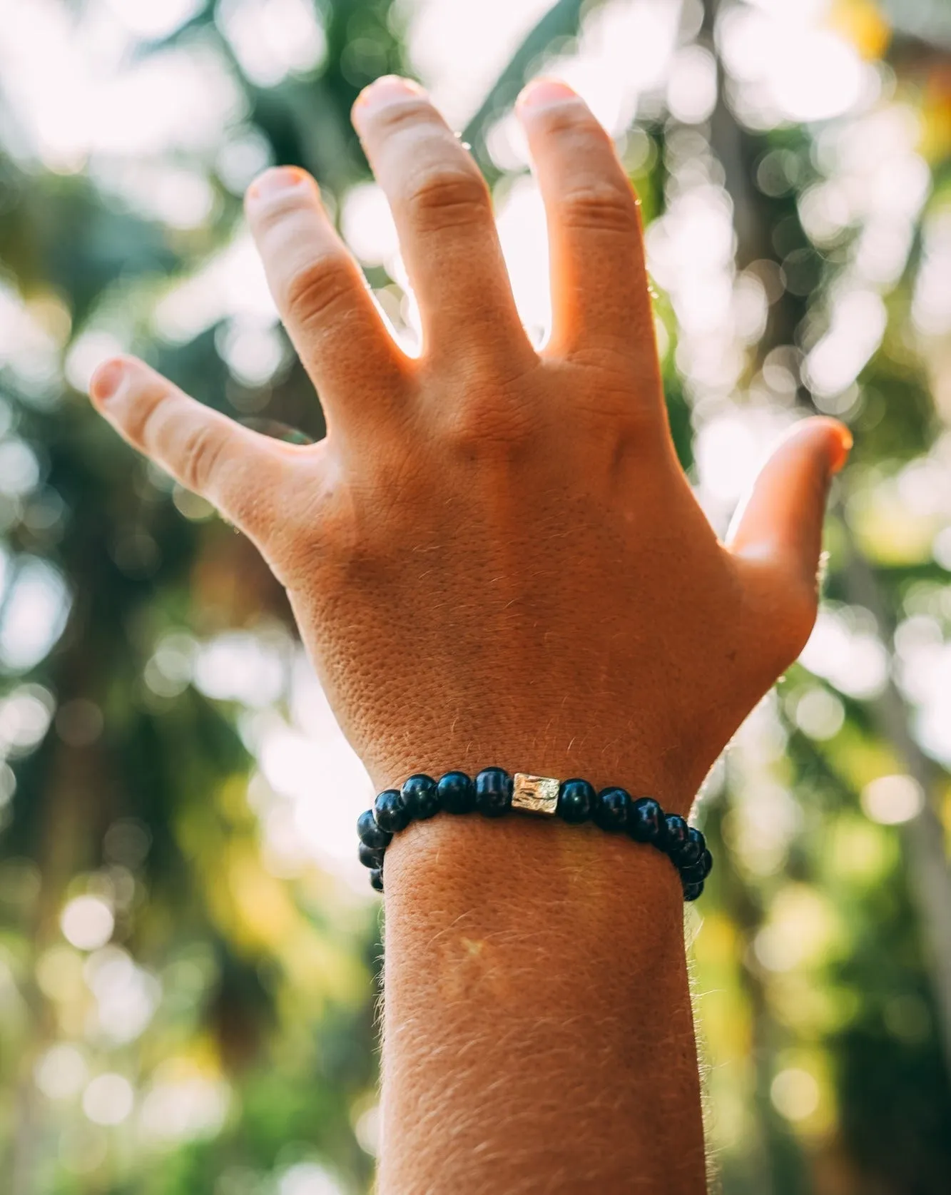 Silver Black Pearl Bracelet