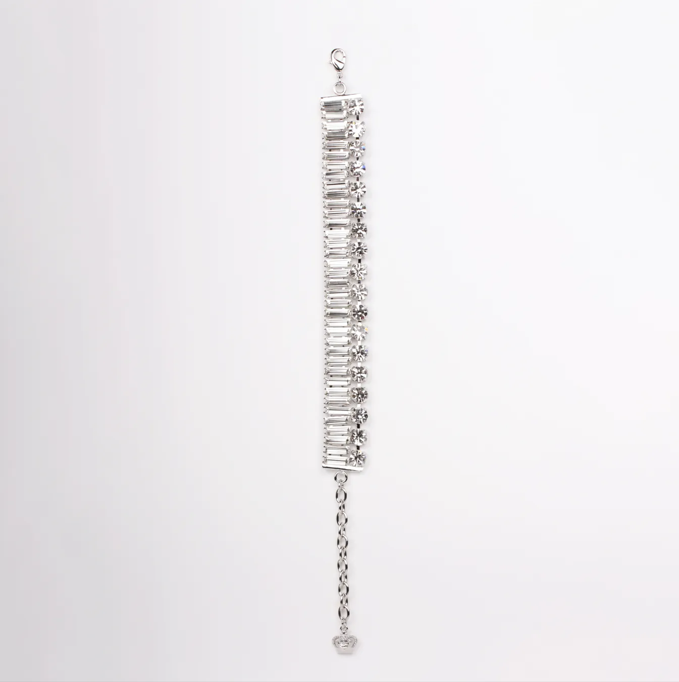 Single Row Baguette Crystal Bracelet