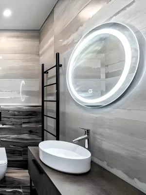 Sleek Modern LED Mirror