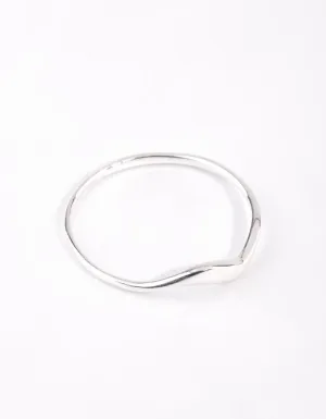 Sterling Silver Wave Ring