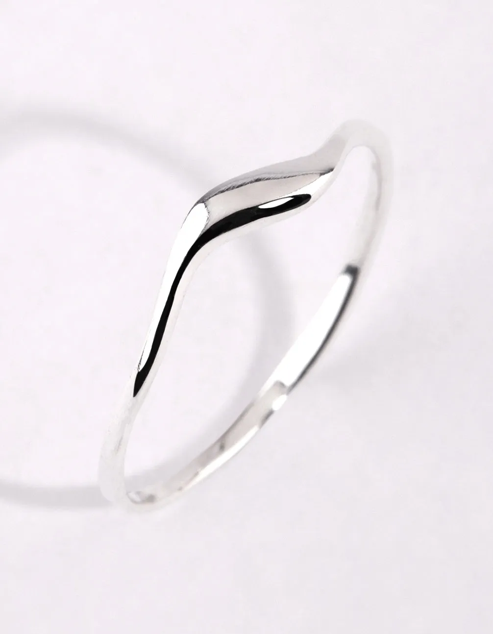 Sterling Silver Wave Ring