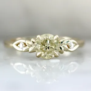 Sun Chaser Yellow Round Brilliant Cut Diamond Ring