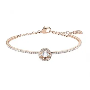 Swarovski Sparkling Bangle Round Crystal Rose M 5497483