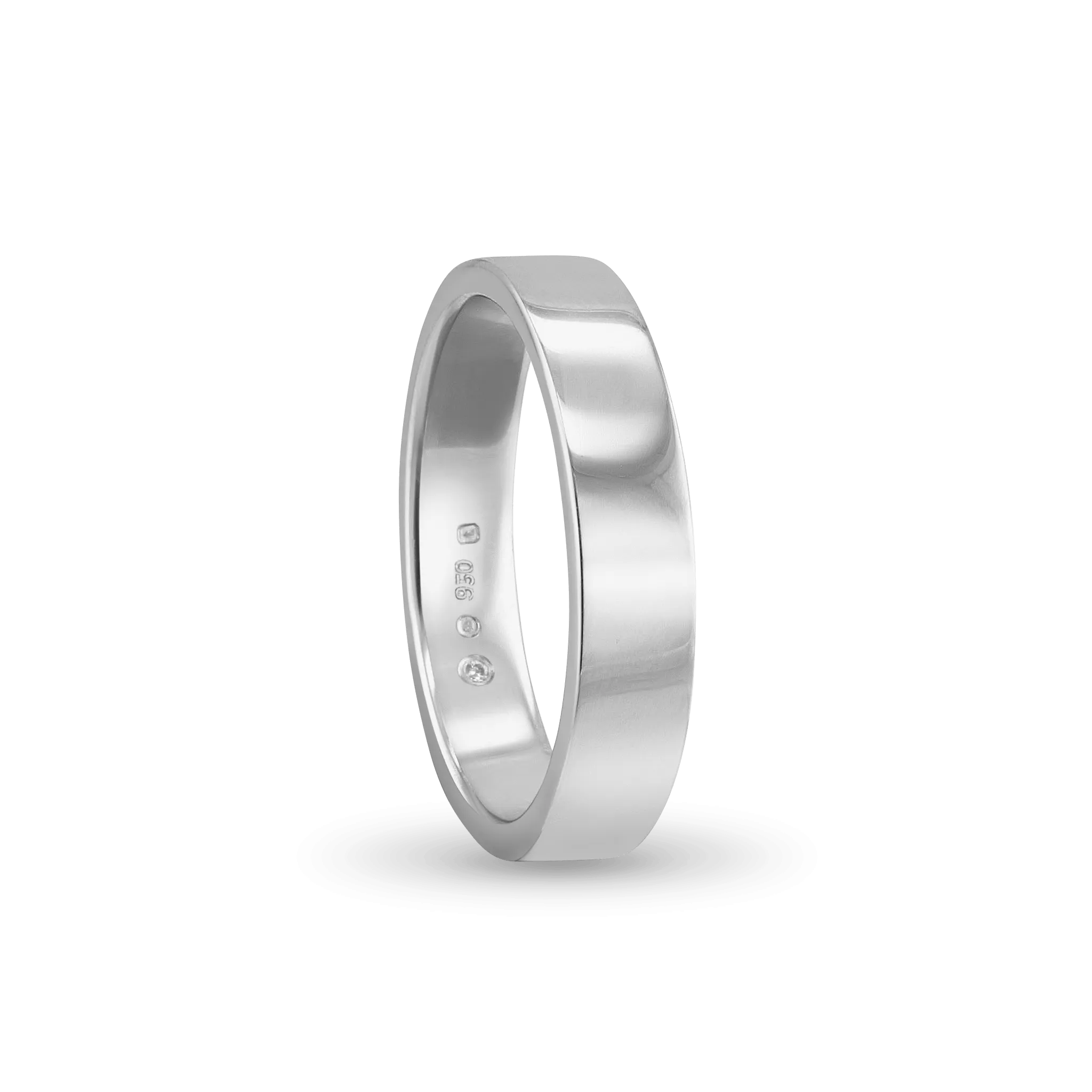 The CB Ladies Flat Court Shaped Wedding Ring