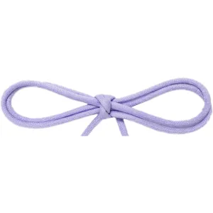 Wholesale Waxed Cotton Thin Round Dress Laces 1/8" - Violet (12 Pair Pack) Shoelaces