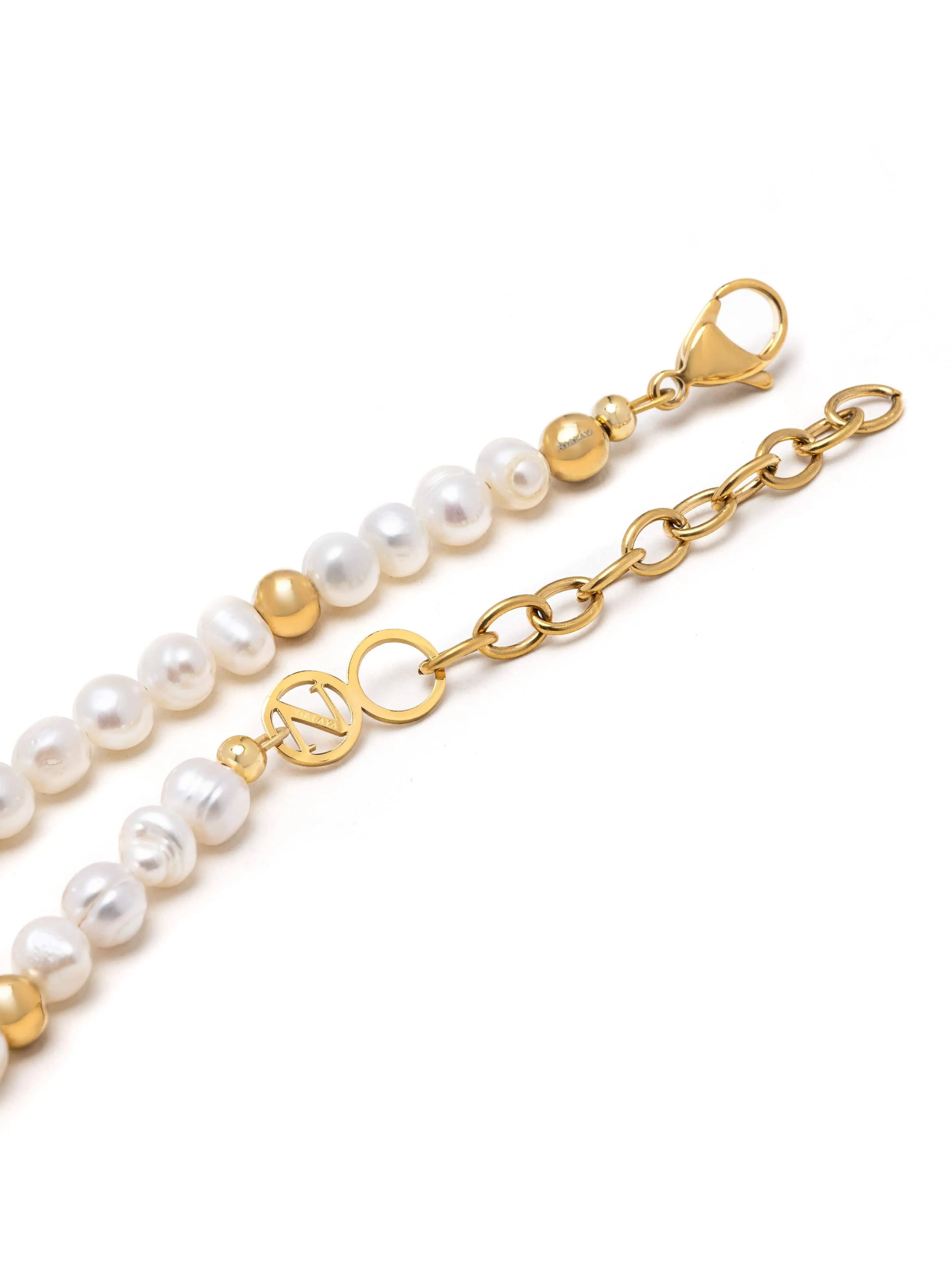 Women's Pair of Dice Pearl Choker