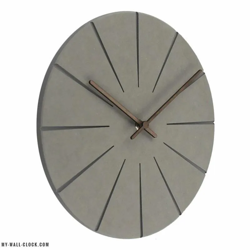 Wooden Clock Sleek Modern