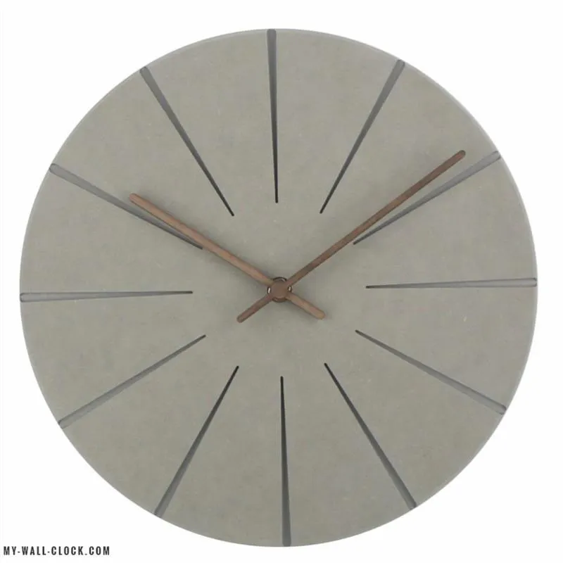 Wooden Clock Sleek Modern