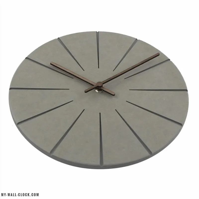 Wooden Clock Sleek Modern